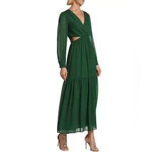Wayf Rexy Cut-Out Tiered Maxi Dress